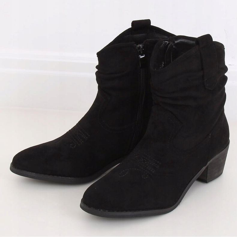 Stivali da cowboy neri da donna 20189-21 Black nero 1