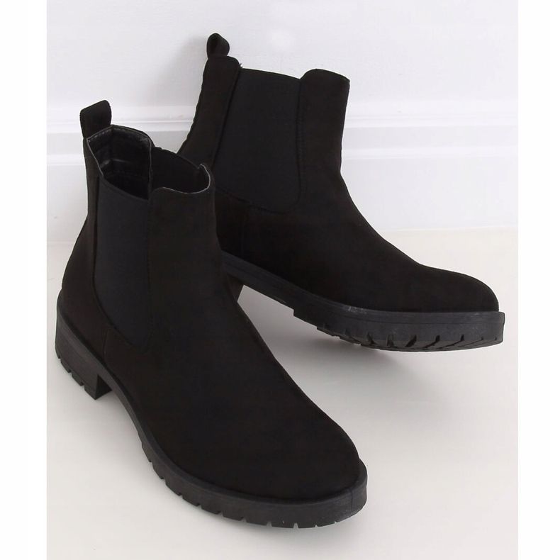 Stivaletti Chelsea neri da donna JY2000 Black nero 1