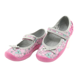 Scarpe per bambini Befado 114X413 rosa argento grigio 3