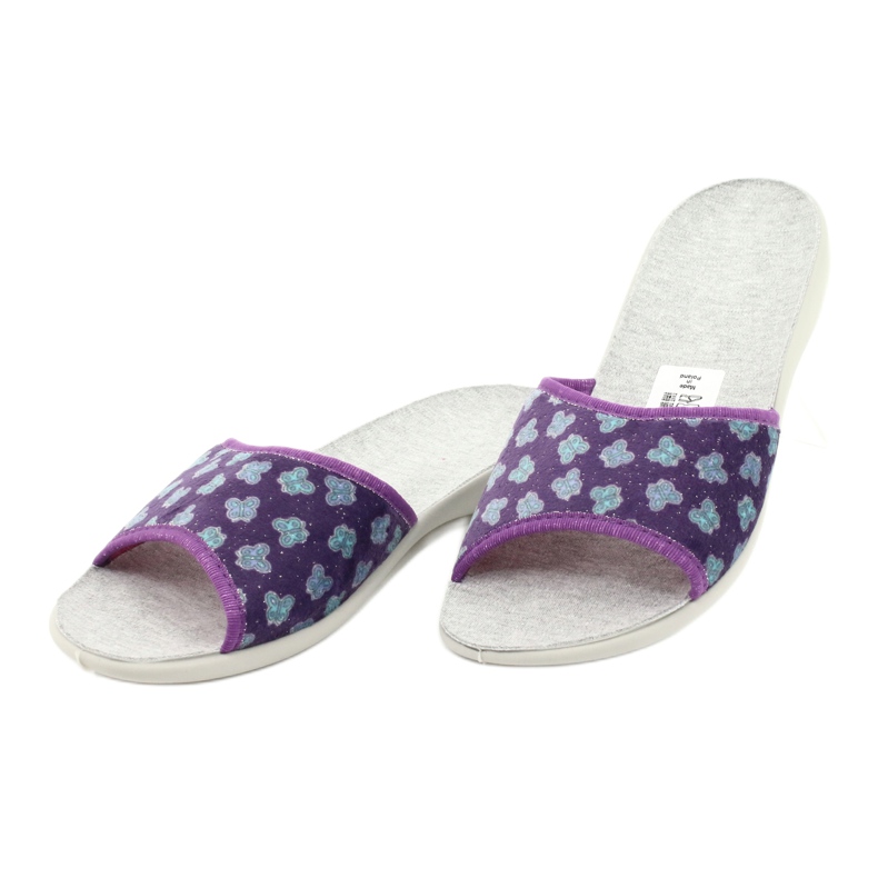 Scarpe da donna Befado pu 300D042 viola blu grigio 3