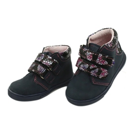 Stivali velcro farfalla Mazurek 341 blu navy 2