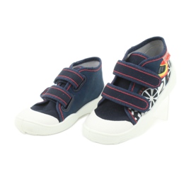 Scarpe per bambini Befado arancione 212P061 bianca rosso blu navy 2