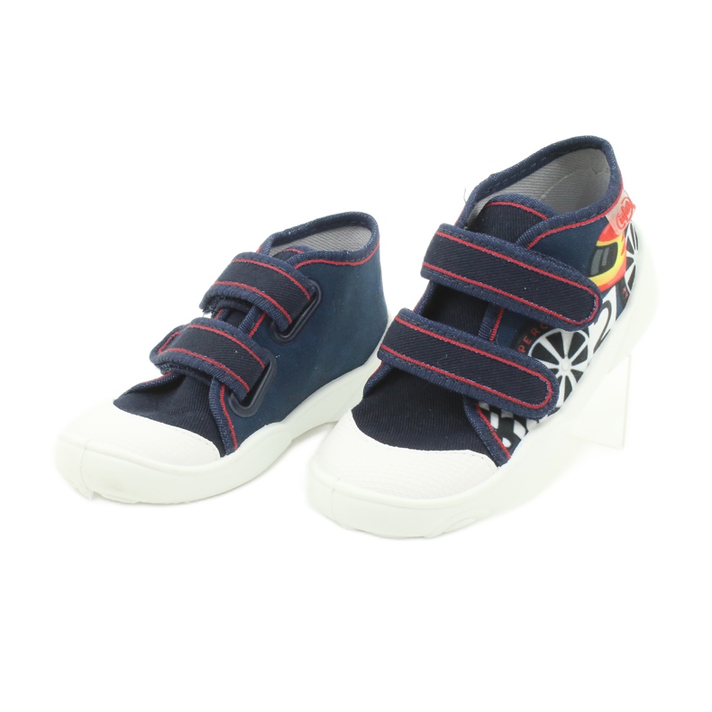 Scarpe per bambini Befado arancione 212P061 bianca rosso blu navy 2