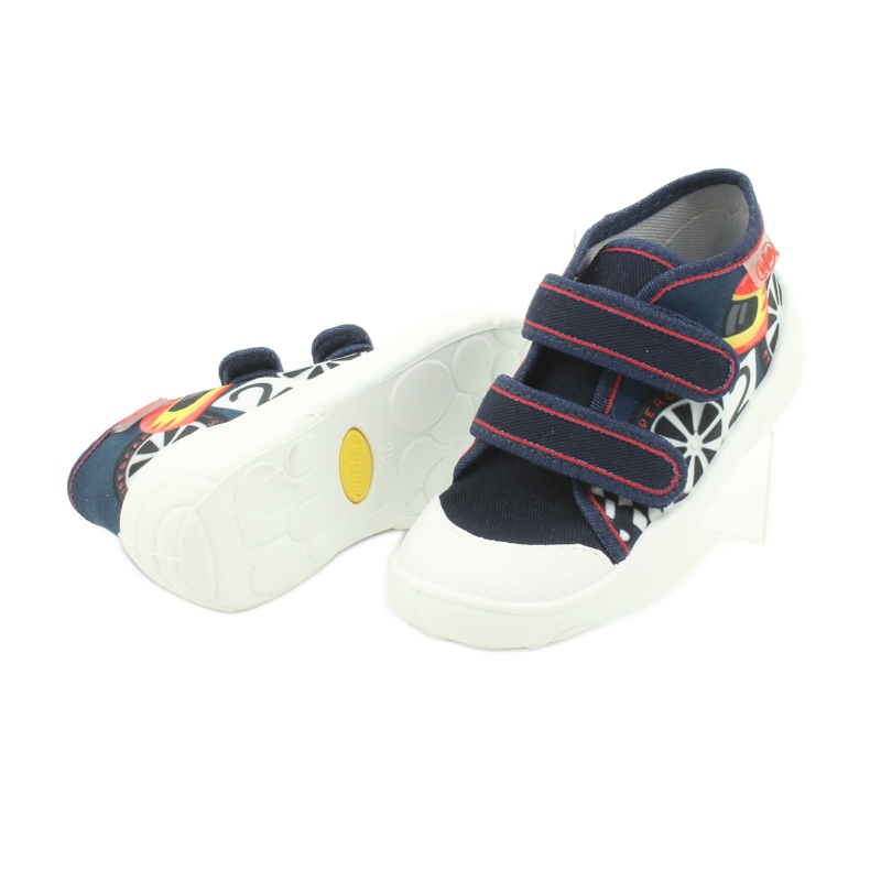 Scarpe per bambini Befado arancione 212P061 bianco rosso blu navy 3