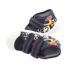 Scarpe per bambini Befado arancione 212P061 bianco rosso blu navy 4
