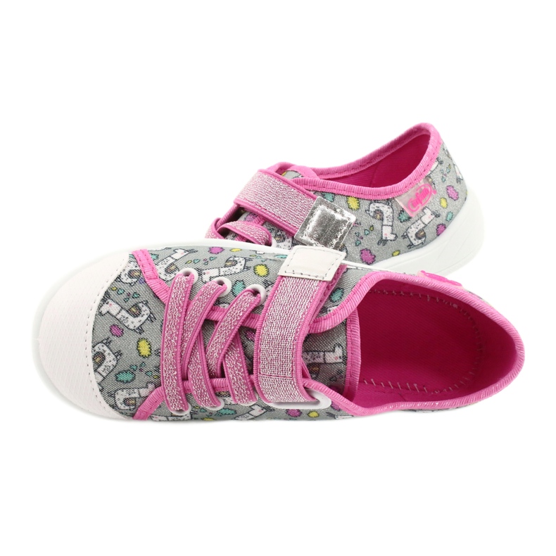 Scarpe per bambini Befado 251X158 rosa d'argento grigio multicolore 4