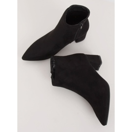 Stivali neri con tacco basso W27016 Nero 1