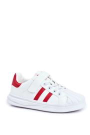 Big Star sportivo per bambini con velcro bianco GG374020 rosso 2