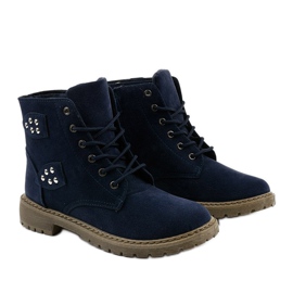 Scarponi da trekking blu navy con cerniera Delothia 2