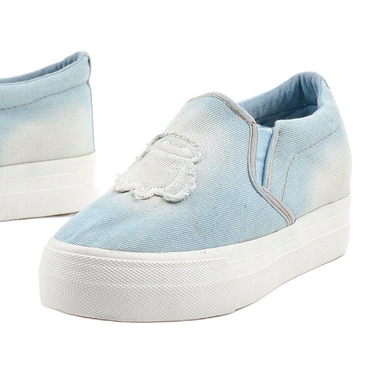 Sneakers con zeppa Cherilena sneakers blu 1