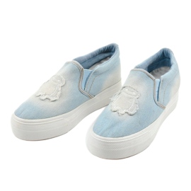 Sneakers con zeppa Cherilena sneakers blu 2