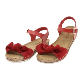 Scarpe donna comfort Inblu 158D117 rosso 3