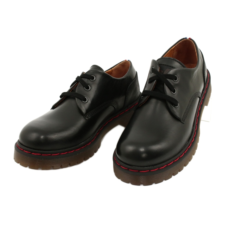 Lee Cooper LCJPL-20-01-021 stivali in pelle nera nero 2