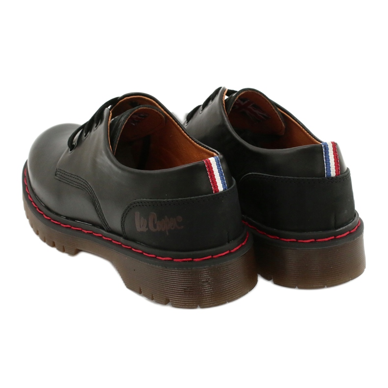 Lee Cooper LCJPL-20-01-021 stivali in pelle nera nero 5