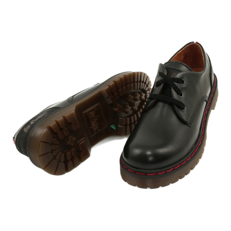Lee Cooper LCJPL-20-01-021 stivali in pelle nera nero 3