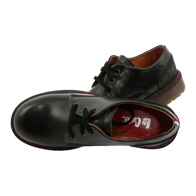 Lee Cooper LCJPL-20-01-021 stivali in pelle nera nero 4