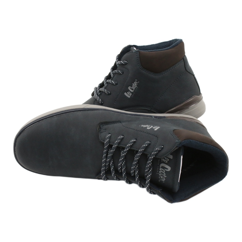 Scarpa da uomo Lee Cooper LCJ-20-29-063B marrone blu navy 4