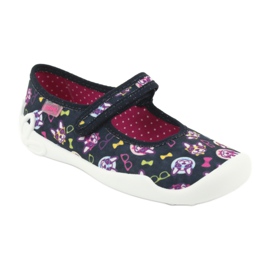 Scarpe per bambini Befado 114X359 blu navy rosa multicolore 2