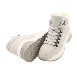 Stivali sportivi comodi Lee Cooper LCJL-20-31-151 beige grigio 3