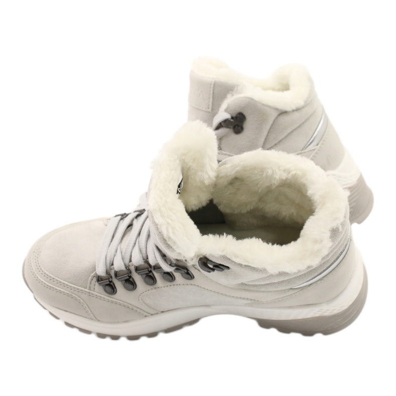 Stivali sportivi comodi Lee Cooper LCJL-20-31-151 beige grigio 4
