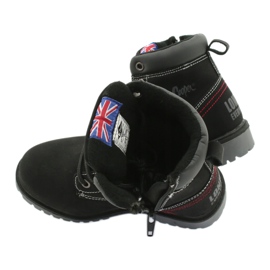 Trapper per bambini legati a una cerniera di Lee Cooper nera nero 4