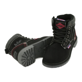 Trapper per bambini legati a una cerniera di Lee Cooper nera nero 3