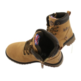 Lee Cooper KID CAMEL Trappers legati con una cerniera giallo 4