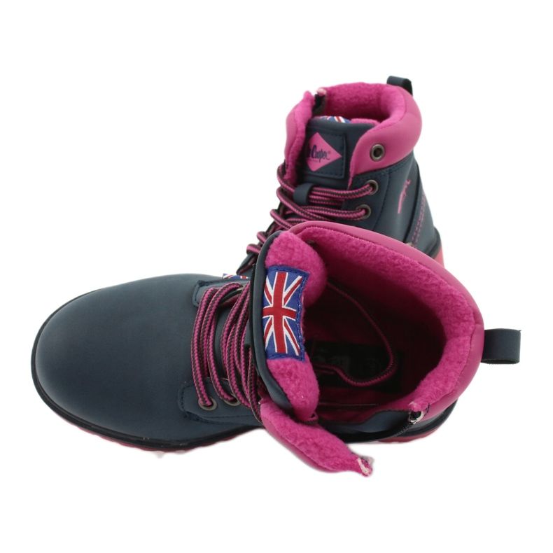 Lee Cooper Trapper per bambini su un cucciolo blu blu scuro 4