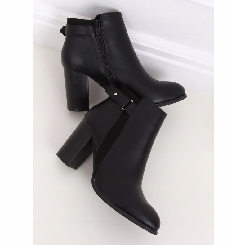 Stivali neri classici con tacco alto 688-A23 Black nero 1