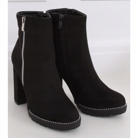Stivali neri con tacco alto BM287 Black nero 1