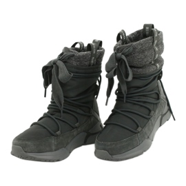 Stivali da neve Big Star Sport su pelliccia grigio 2