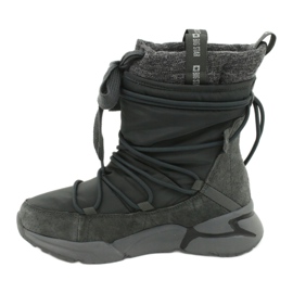 Stivali da neve Big Star Sport su pelliccia grigio 1