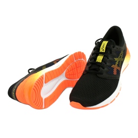 Scarpe da corsa Asics RoadHawk Ff 2 M 1011A136-005 nero blu navy arancia giallo 3