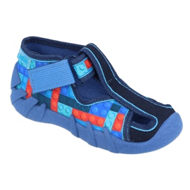 Scarpe per bambini Befado 190P095 rosso blu navy blu 1