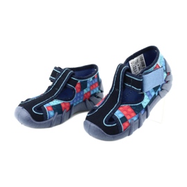 Scarpe per bambini Befado 190P095 rosso blu navy blu 3