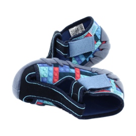 Scarpe per bambini Befado 190P095 rosso blu navy blu 5