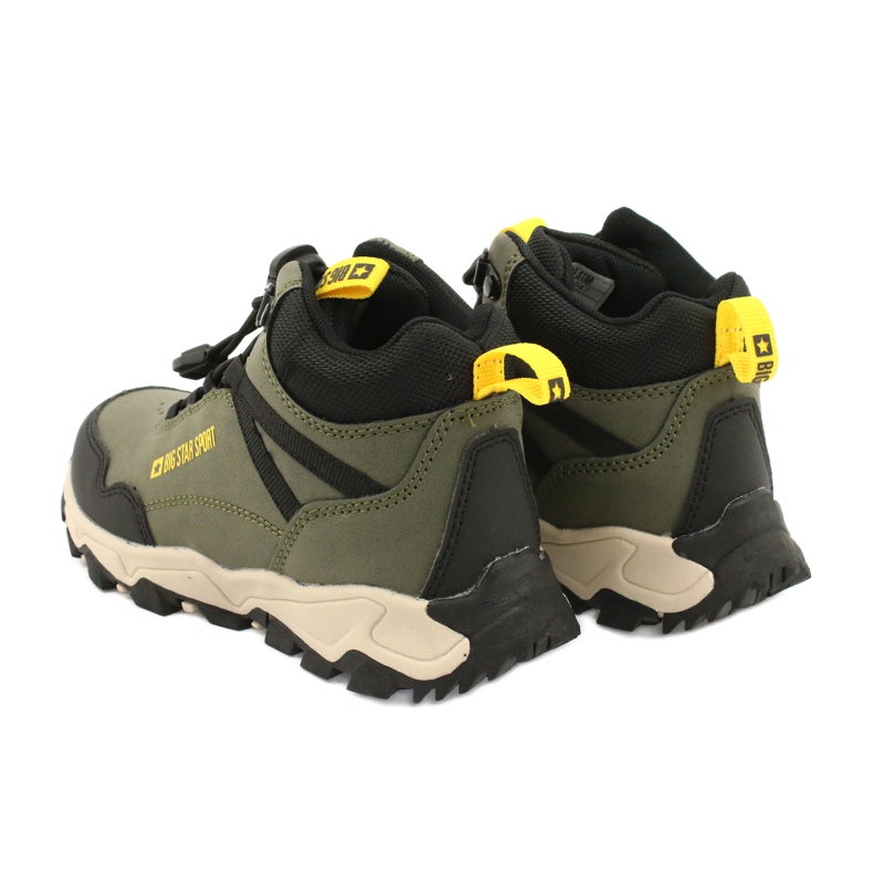 Big Star Scarpe sportive per bambini alti verdi/khaki gg374047 verde 5