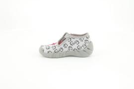 Scarpe per bambini Befado 110P377 nero rosa d'argento grigio 2