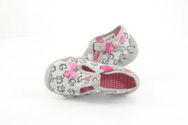 Scarpe per bambini Befado 110P377 nero rosa argento grigio 5