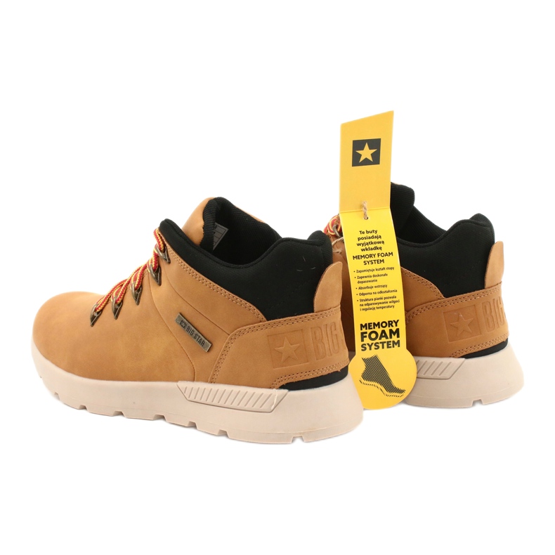 Big Star Trekking maschile Camel GG174214 nero 4