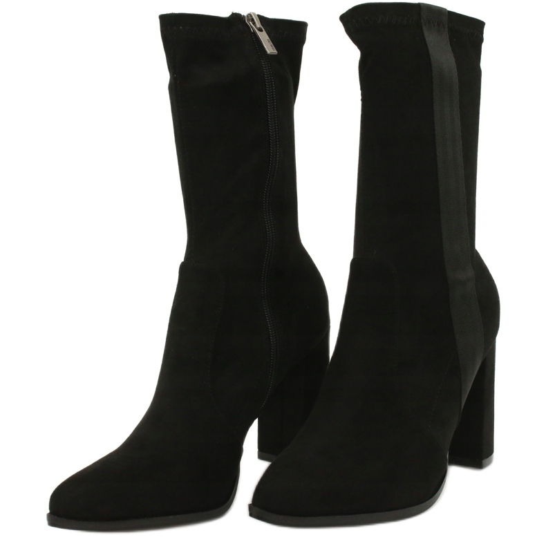 Big Star Stivali da donna sul palo GG274397 nero 4