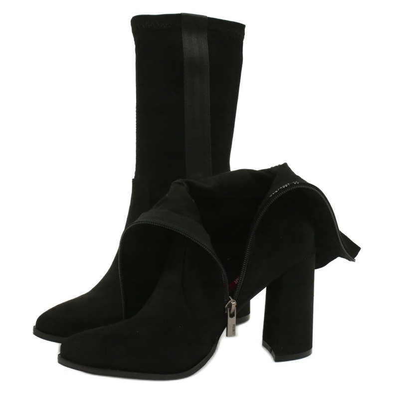Big Star Stivali da donna sul palo GG274397 nero 6