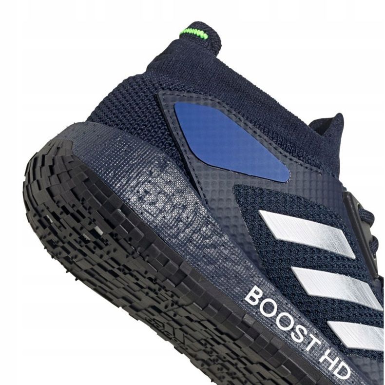 Scarpe da corsa adidas PulseBoost Hd M EG9967 blu navy verde 1