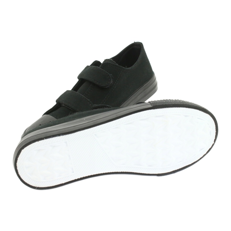 Atletico Sneakers nere con velcro TDZ-7-V nero 4