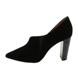 Scarpe da donna in camoscio nero Caprice 24402 1