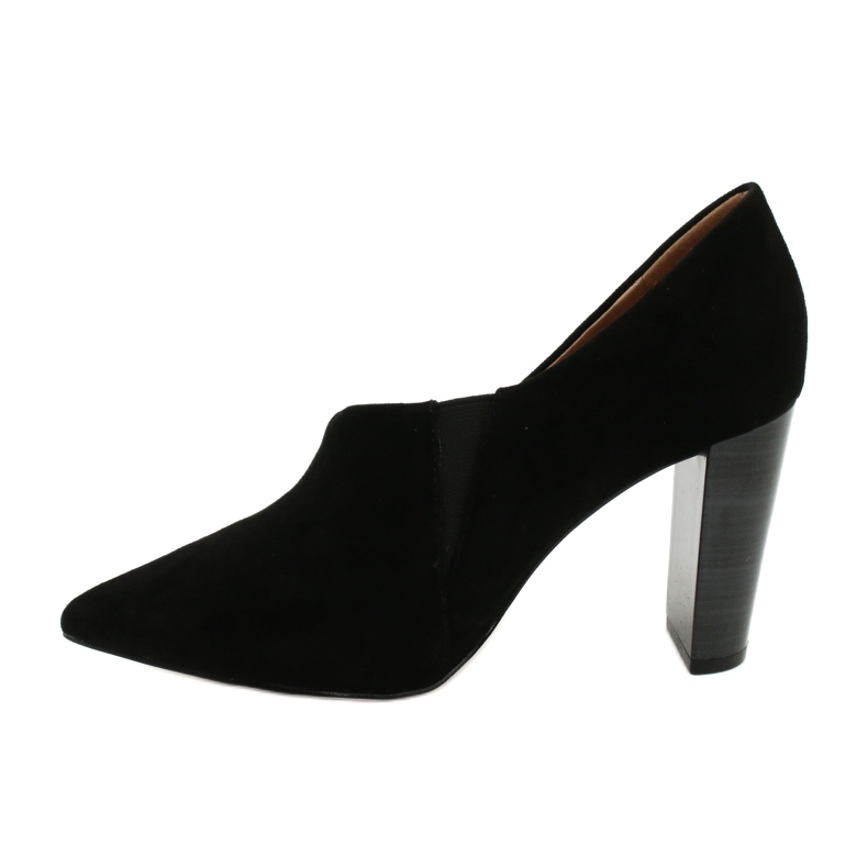 Scarpe da donna in camoscio nero Caprice 24402 1