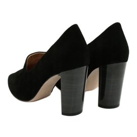 Scarpe da donna in camoscio nero Caprice 24402 3