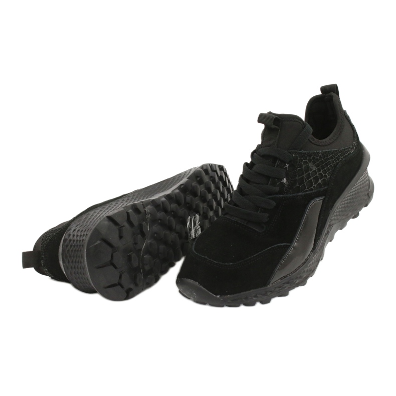 Filippo Scarpe sportive scivolose con calzino DP1531 / 20 BK nero 4