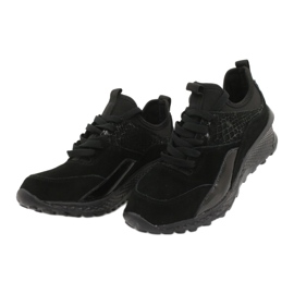 Filippo Scarpe sportive scivolose con calzino DP1531 / 20 BK nero 2