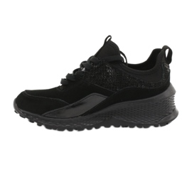 Filippo Scarpe sportive scivolose con calzino DP1531 / 20 BK nero 1